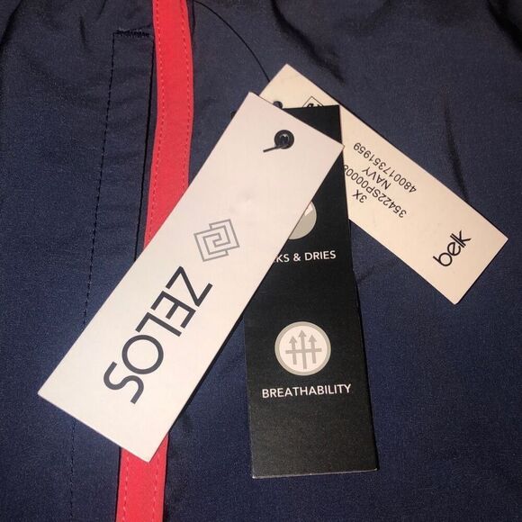 Zelos Blue Umbre Board Shorts Swimming Trunks Men  Size 3X not for sale - Picture 3 of 7